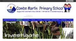 Desktop Screenshot of combemartin-sch.org
